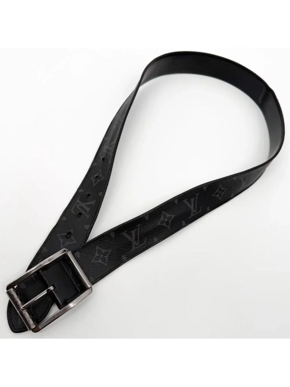 Louis Vuitton Ceinture Reverso Eclipse Monogram Taigarama Belt